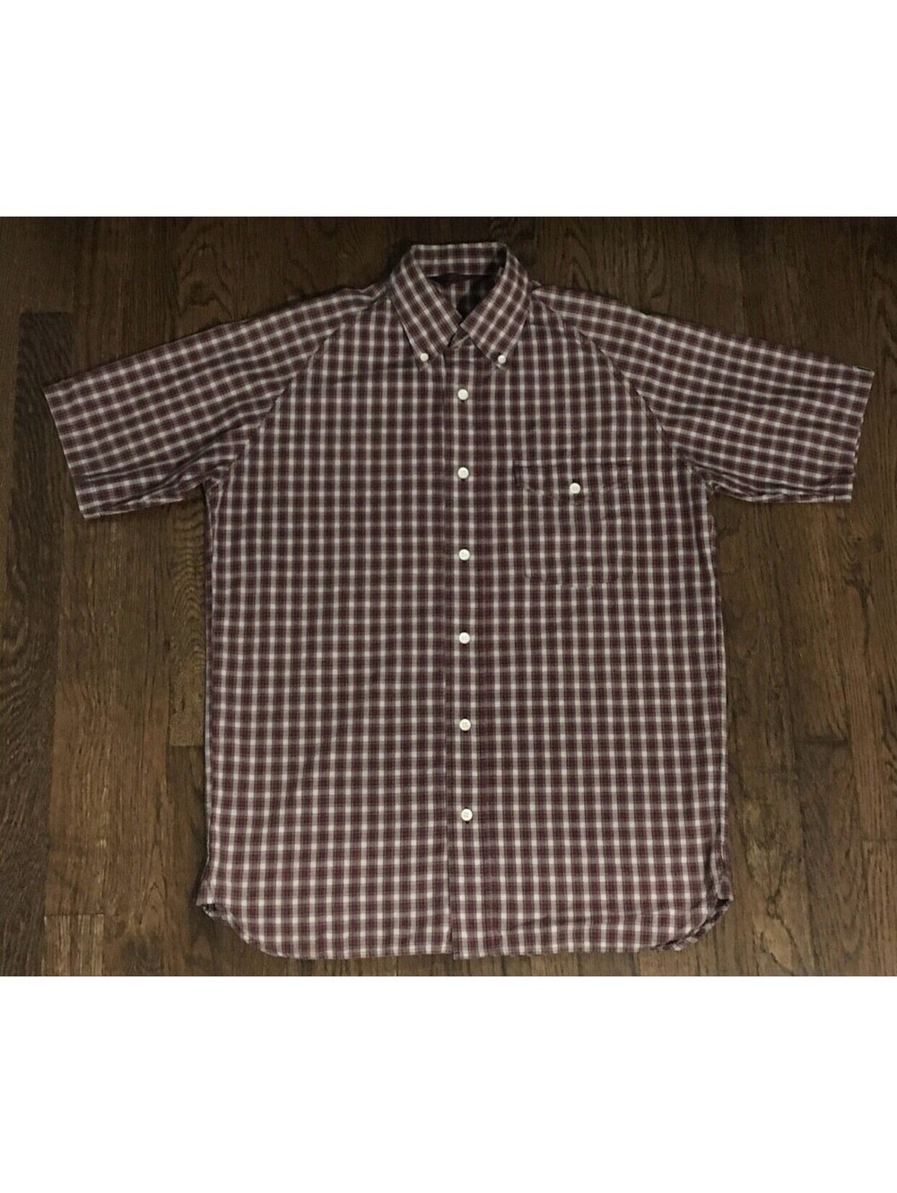 A Bathing Ape Button Shirt Medium Red